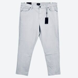 Daniel Hechter Paris Men's Regular Fit Stretch Light Grey Chino Pants 40x30 NWT